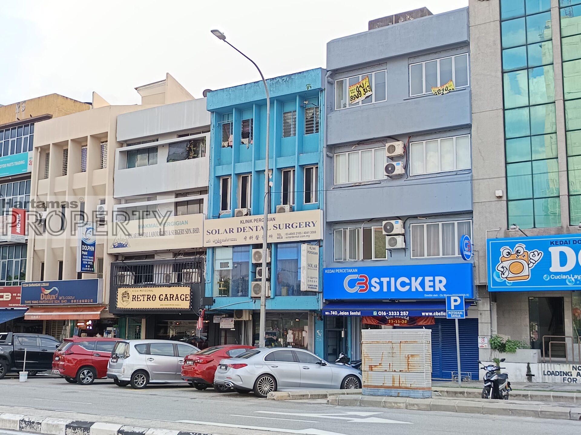 4 Storey Shop for Sale at Jalan Sentul Main Road Frontage - Hartamas ...